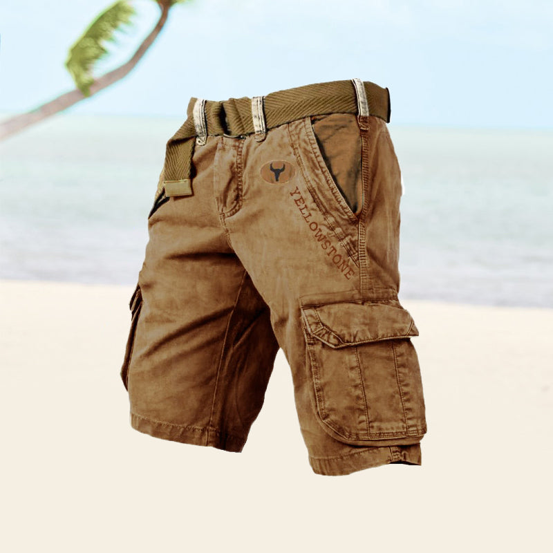 Jay - Men's cargo shorts with multiple pockets