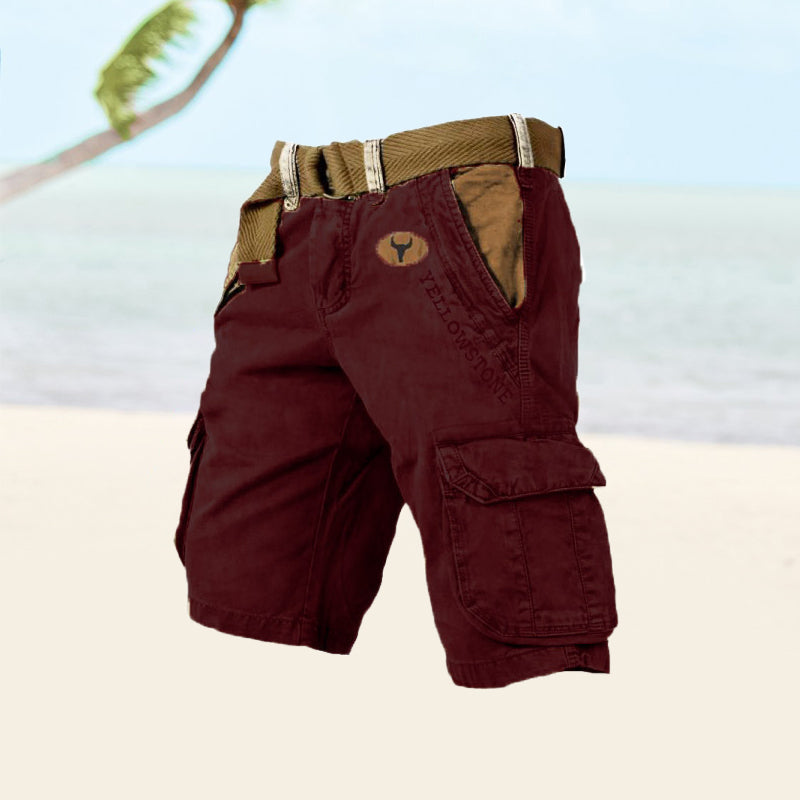 Jay - Men's cargo shorts with multiple pockets