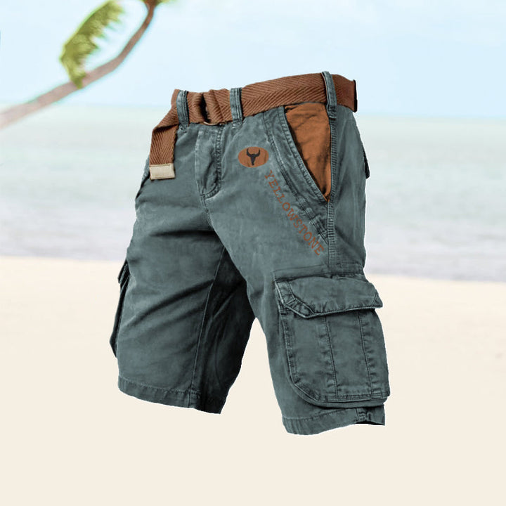 Jay - Men's cargo shorts with multiple pockets