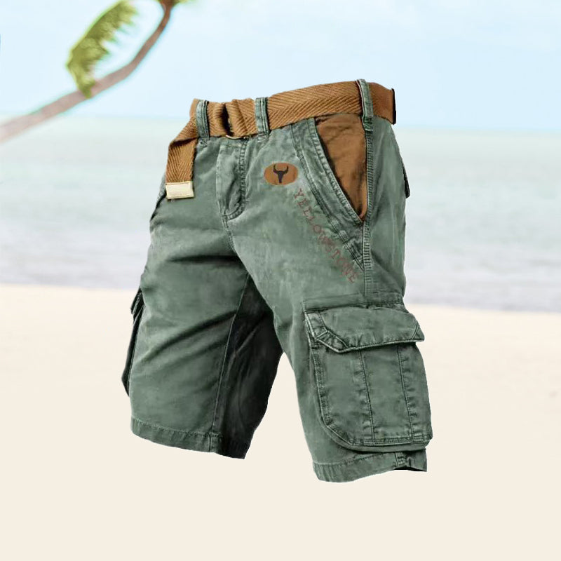 Jay - Men's cargo shorts with multiple pockets