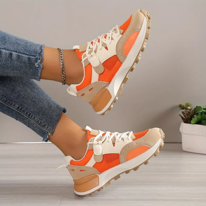 Katja - Casual women's colour block sneakers