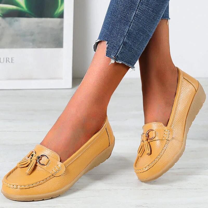 Chantal -  Leather moccasins