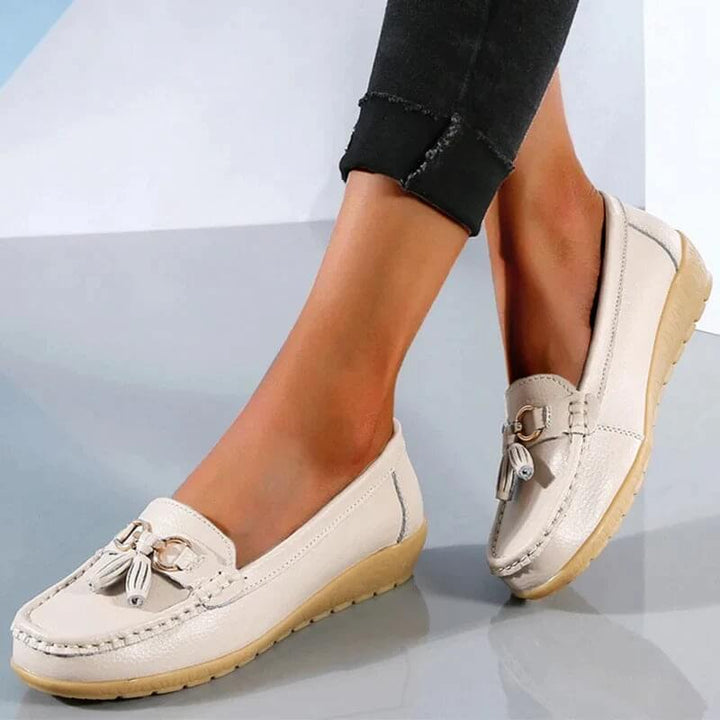 Chantal -  Leather moccasins