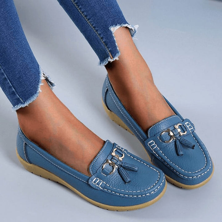 Chantal -  Leather moccasins