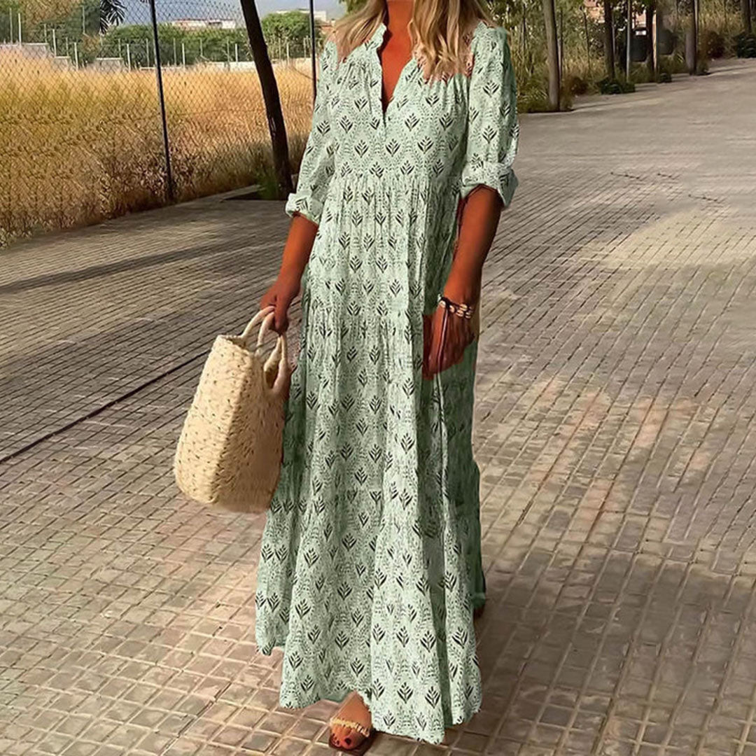 Leila - long midi dress