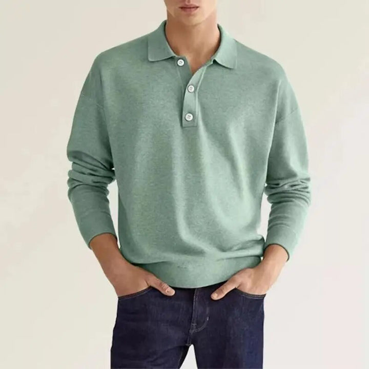 Serlene - LONG SLEEVED POLO SHIRT - MAXIMUM ELEGANCE AND COMFORT