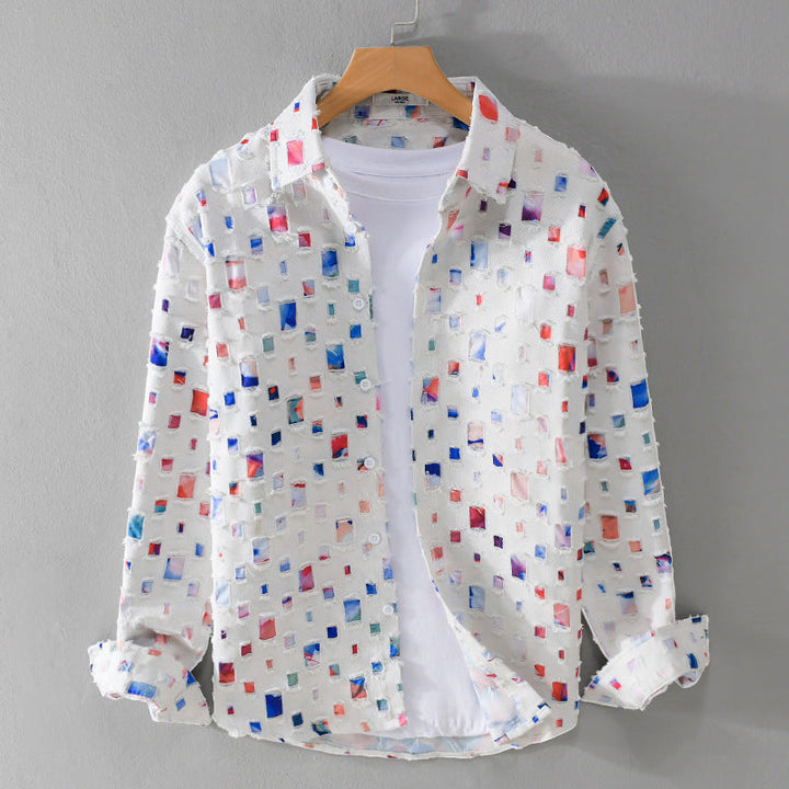 Indy - Mosaic Collared Shirt