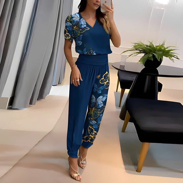 Nicole - Elegant Summer Two-Piece Set