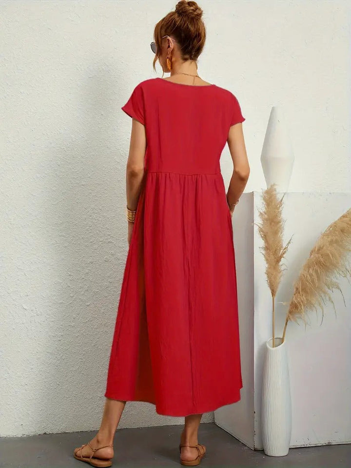 Viona - Midi Dress With Pockets