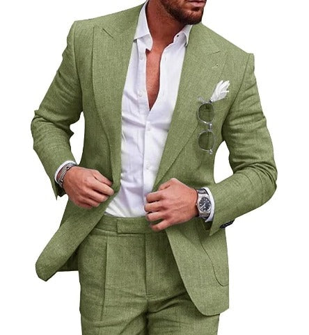 Damian - Stylish Linen Suit